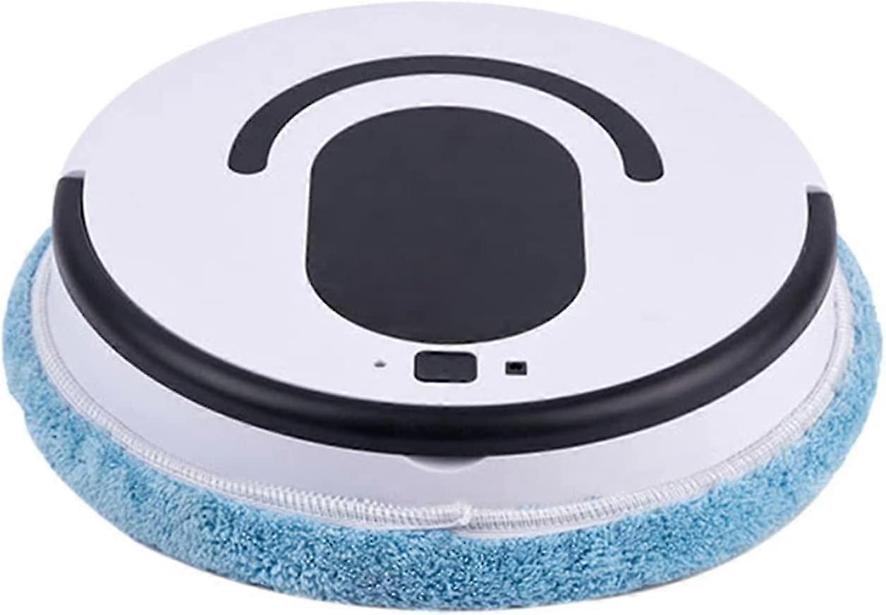 1200mah Robot Vacuum Cleaner Fully Automatic Sweeper Powerful Low Noise Usb Rechargeable 3 Cleaning Modes Cleans Hard Floor To Carpet Color: White
