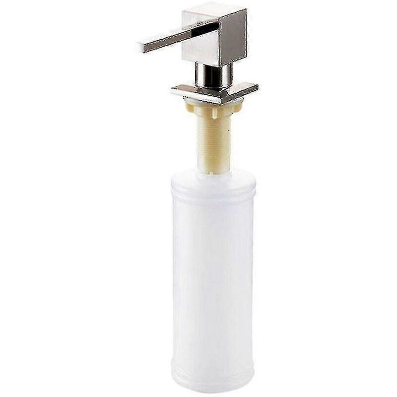 300ml Kitchen Soap Dispenser Built-in Square Soap Dispenser Pump Stainless