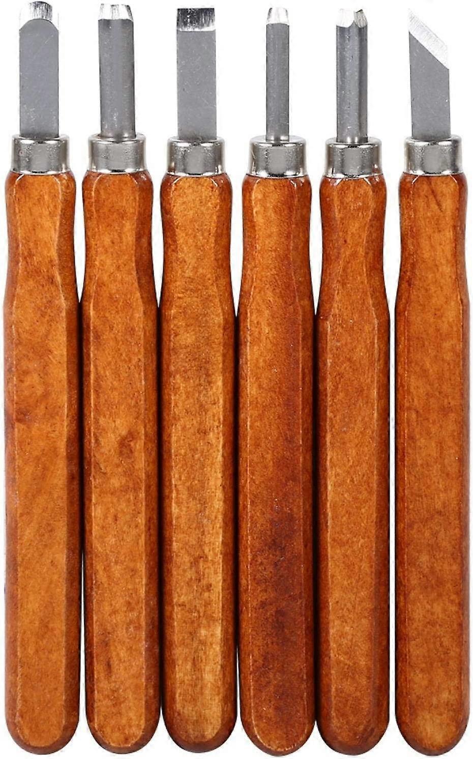 Wood Carving Tool Set, Woodworking Kit for Beginners DIY Carving Carpenter(6pcs)