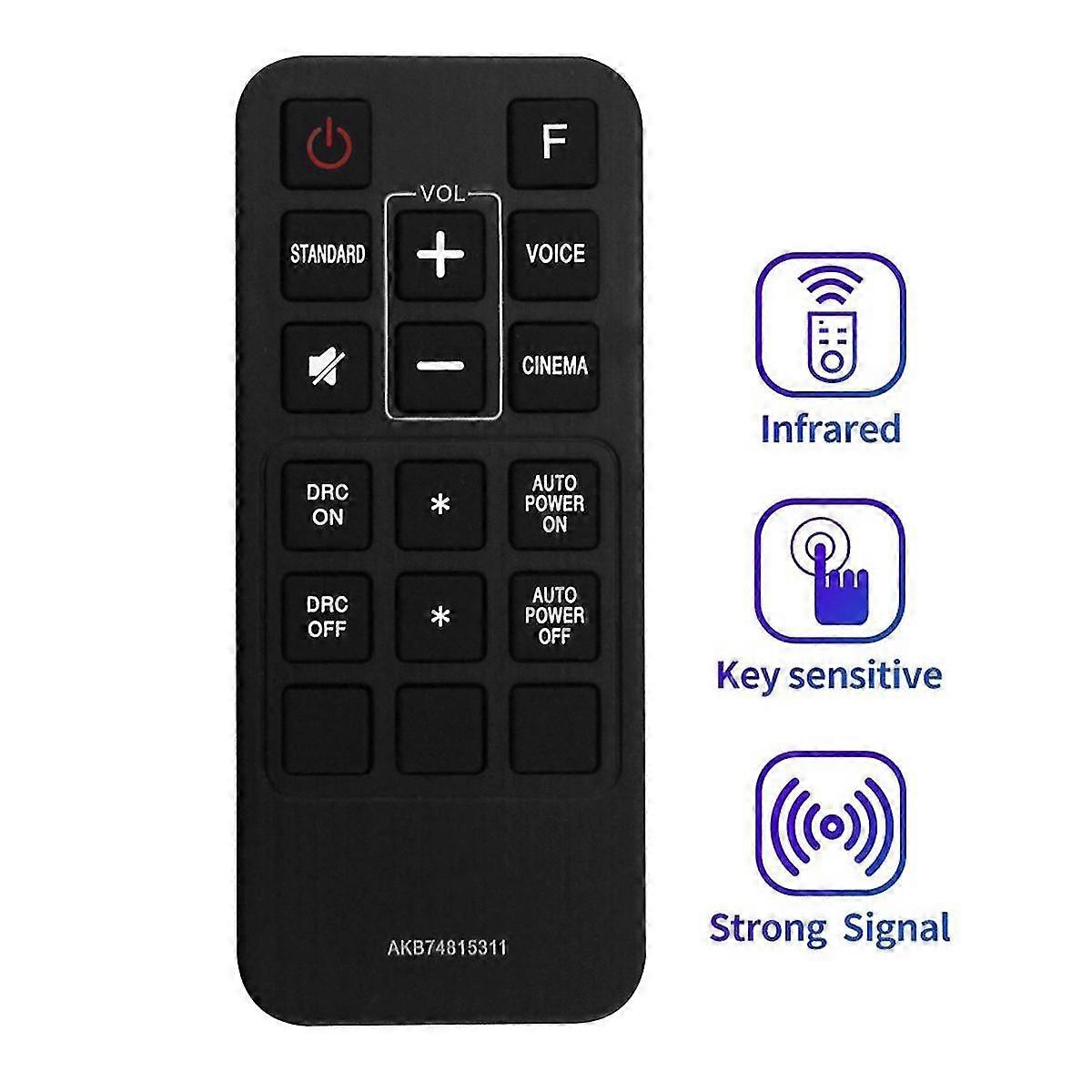 allimity Telecomando sostituito AKB72915207 adatto per LG 32LD310H 32LD320 32LD330H 32LD333H