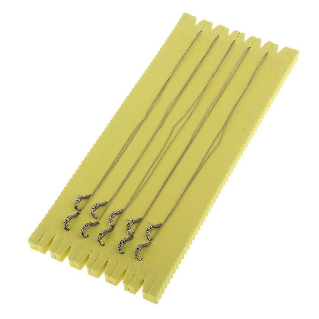 5pairs Spring Hooks Barbed Swivel Fishing Hooks Accessories Hook Size 4