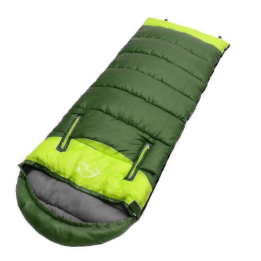 'wearable Waterproof Sleeping Bags With Zippered Holes For Arms And Feet (armygreen, 1.05kg, Right)
