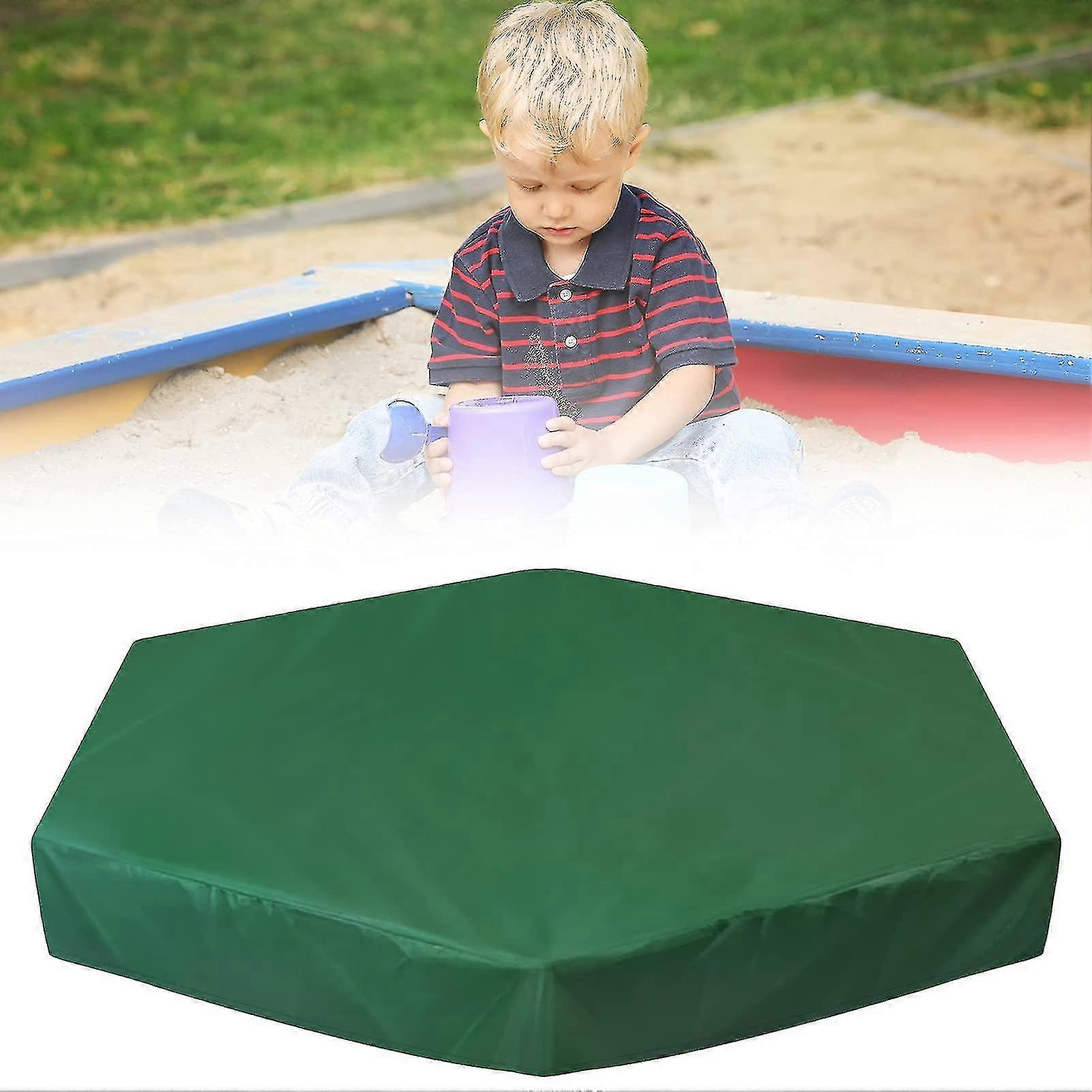 Sandbox Cover With Drawstring, Sandpit Cover Oxford Cloth Hexagon, Dustproof Waterproof Top Lid For Kid Toy, For Home Garden Outdoor Pool, Protect The