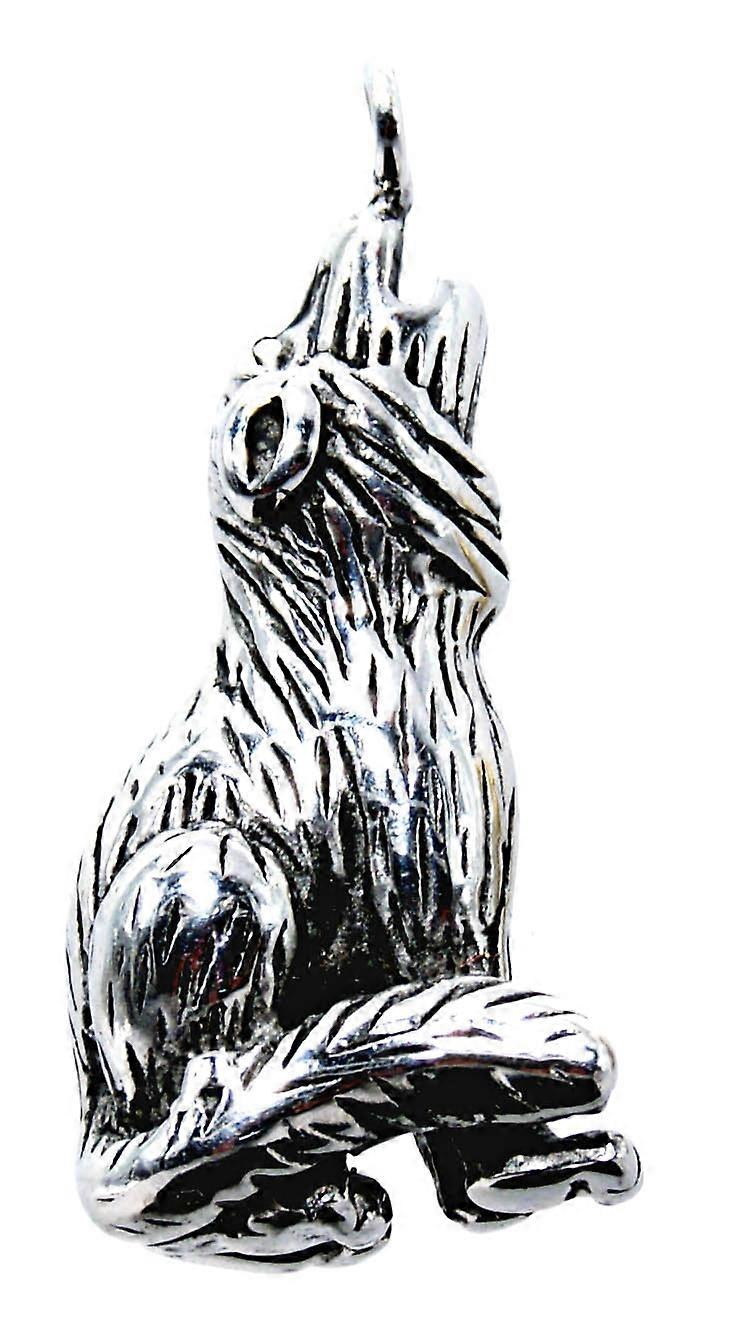 Pendant 30 Wolf - Stainless Steel