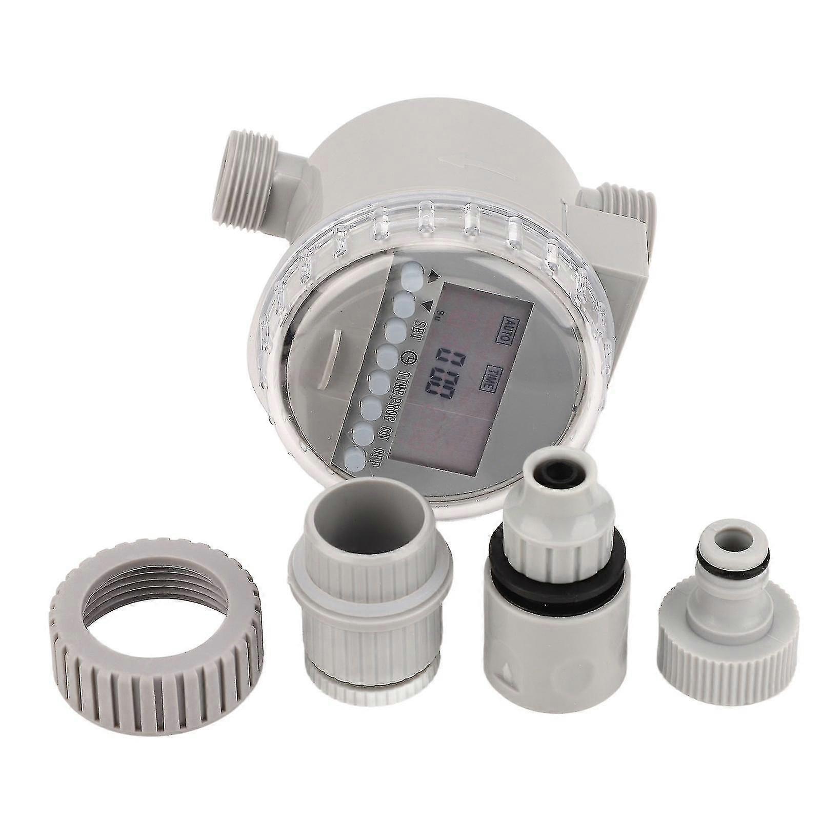 Automatic Solar Water Timer - LCD Display for Home Garden and Irrigation Control