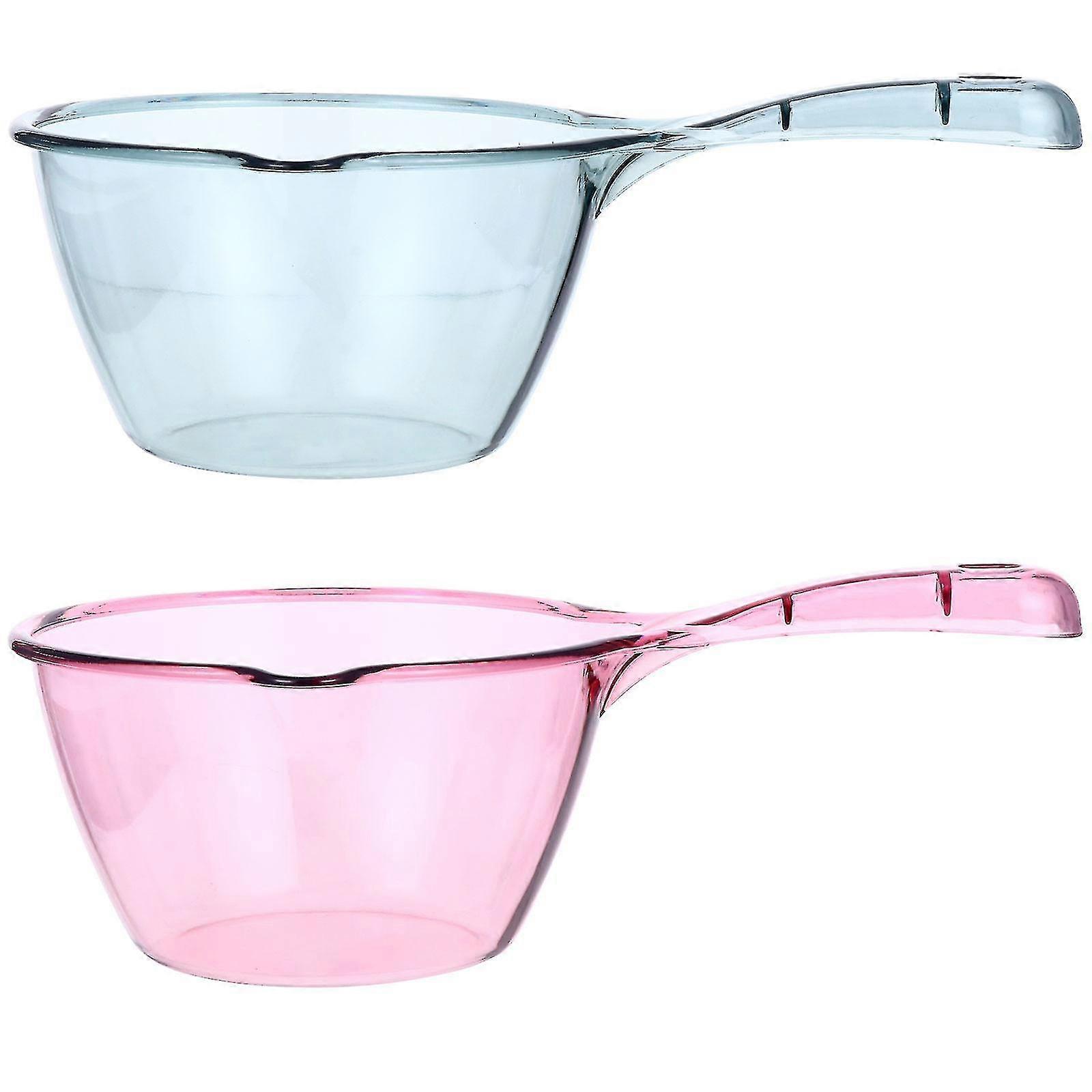 2 Pack Durable Practical Lightweight Water Spoons Long Handle Water Spoons