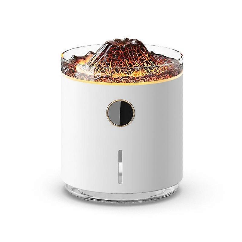 HX127 Mini Volcano Lava Aromatherapy Diffuser White