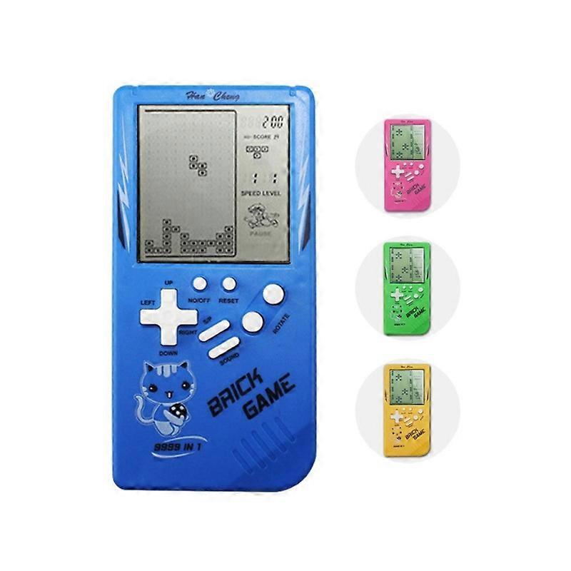 Retro Classic Tetris Handheld Game Childhood Player Electronic Games Toy Console