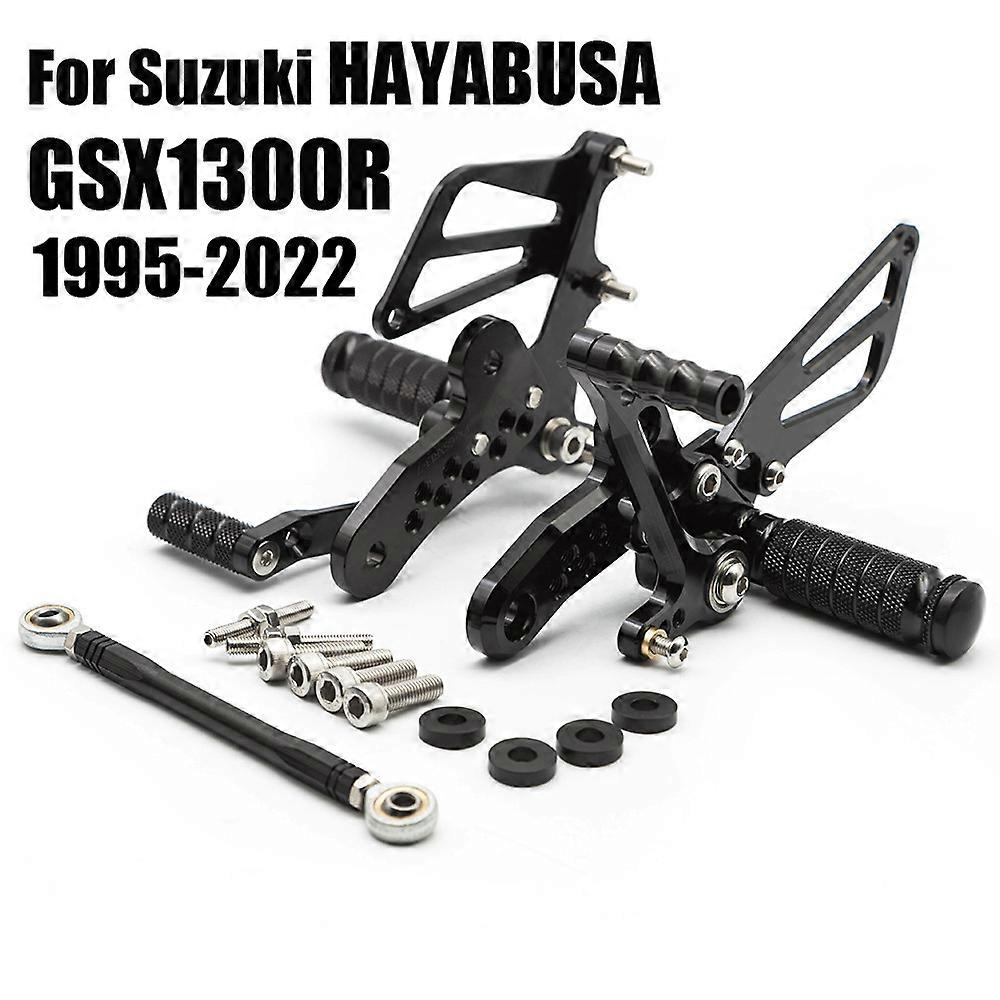 Cnc verstellbarer rcksitz fr suzuki gsx1300r hayabusa gsxr1300 gsx 1300r 1300 r cnc fu raster fu sttze hinteres fu pedal