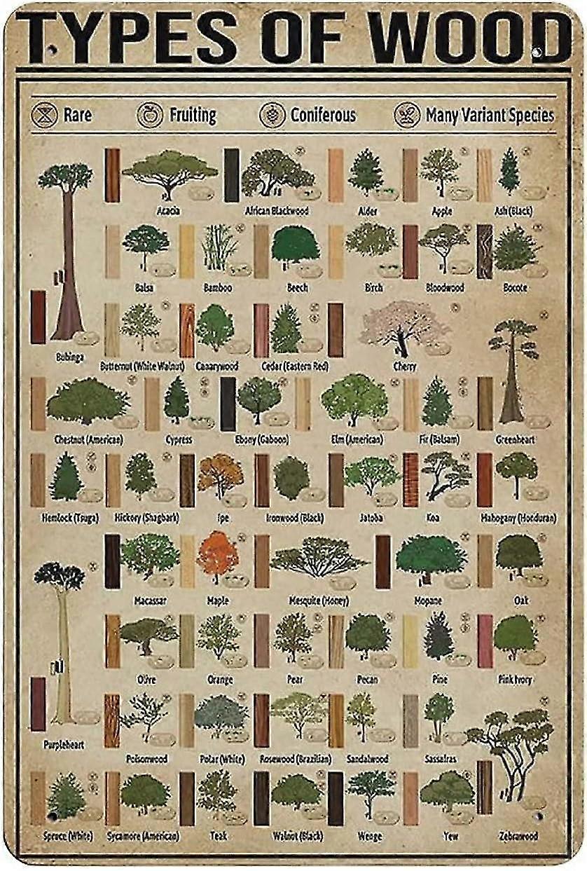 Placa de Metal Tipos de Especiarias Vintage Lata Poster Placa de Metal 8x12 Polegadas OU 12x16 Polegadas Modo 301