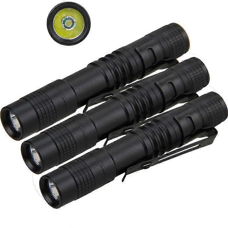 3-10Pack 1000LM XPE-R3 LED Lanterna tática lanterna tática com lâmpada clipe AAA