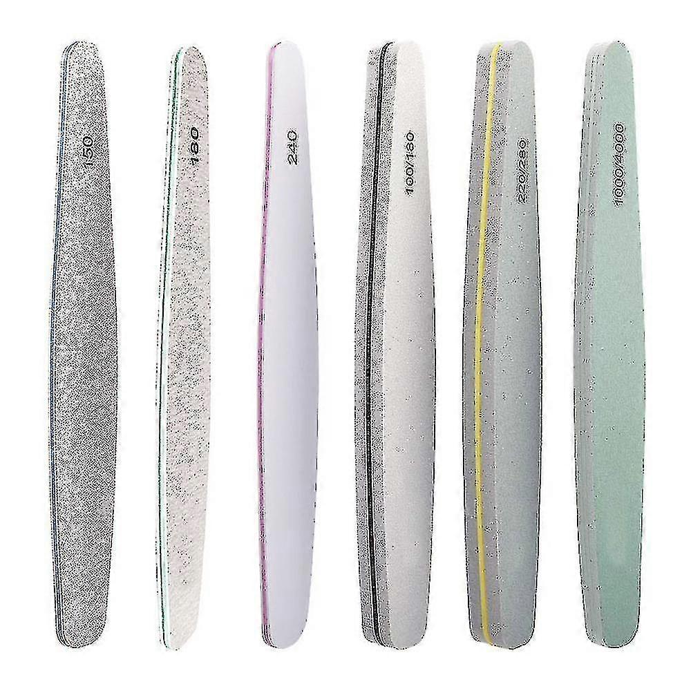 6 Pcs Nail File And Buffer,nail Files