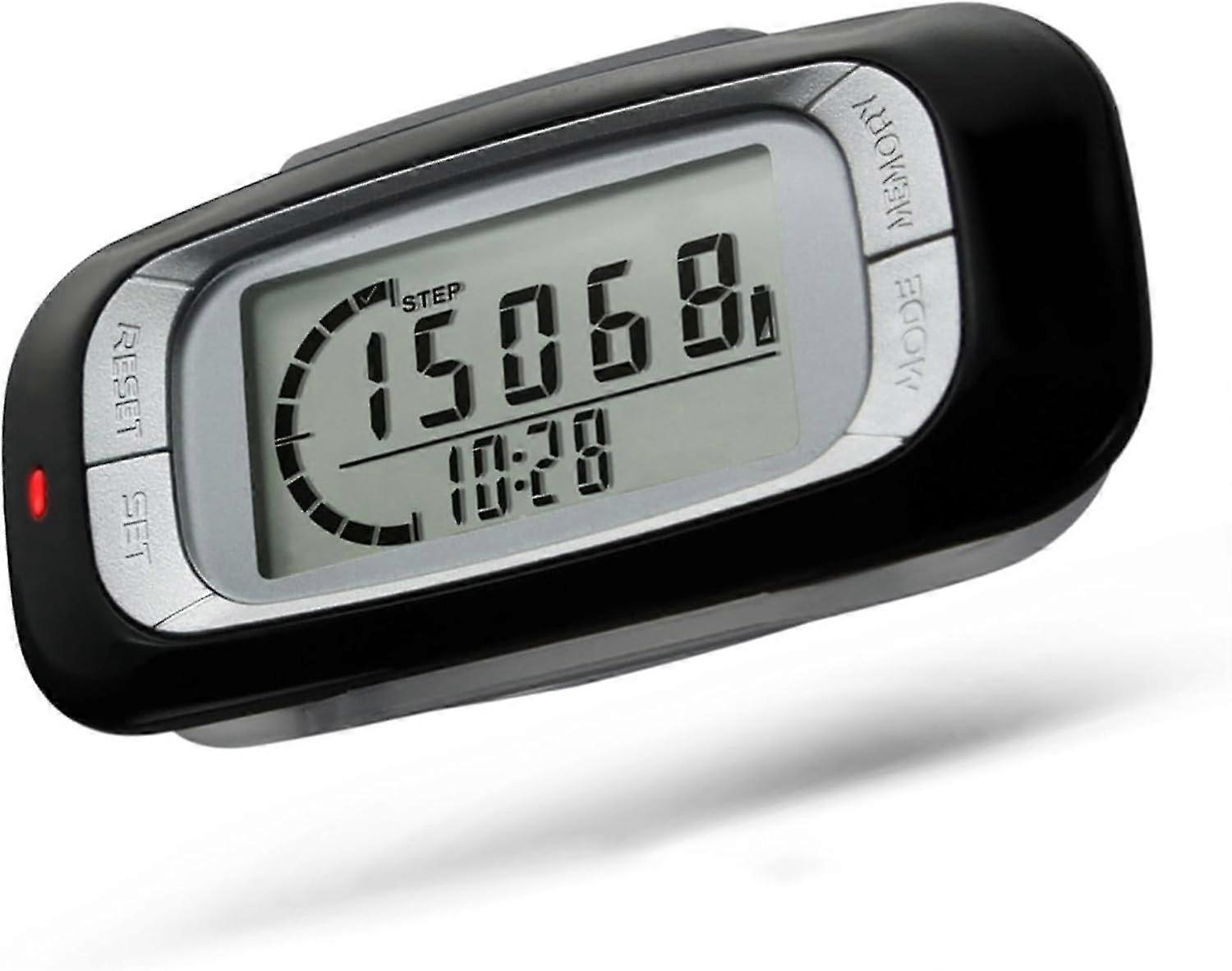 Portable 3d Pedometer For Walking - Clip-on With Data Storage
