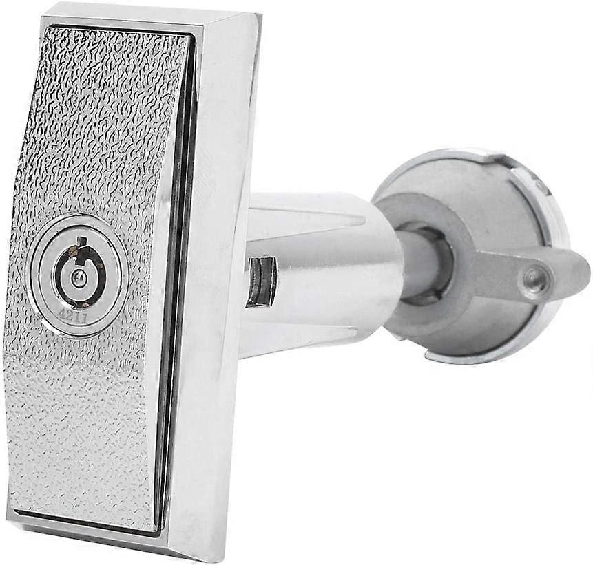 Vending machine lock, universal zinc alloy security lock with key for safe cabinet lock, snack soda vending machine (silver) (1pcs)