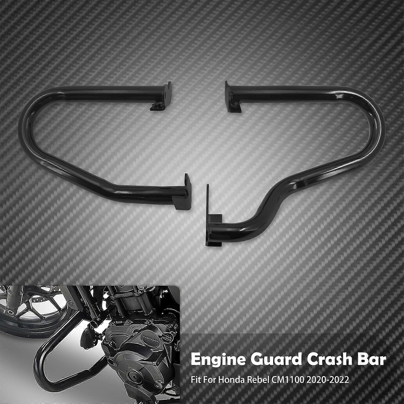 Garde de moteur de moto Highway Crash Bar Pare-chocs de protection avant en fer noir pour Honda CMX 1100 Rebel 1100 2021 2022 2023