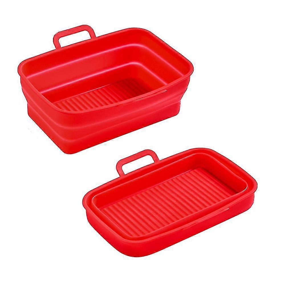 Silikontablett Backkörbe Topf wiederverwendbar für Ninja Heißluftfritteuse Zubehör Heizform