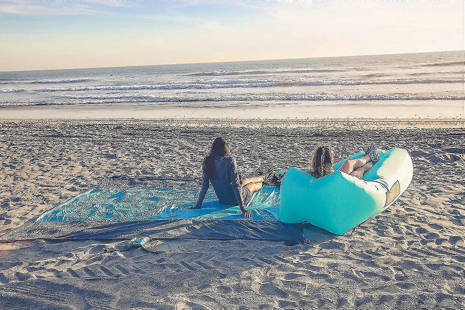 Rask oppblåsbar solseng Bærbar utendørs innendørs vindseng solseng