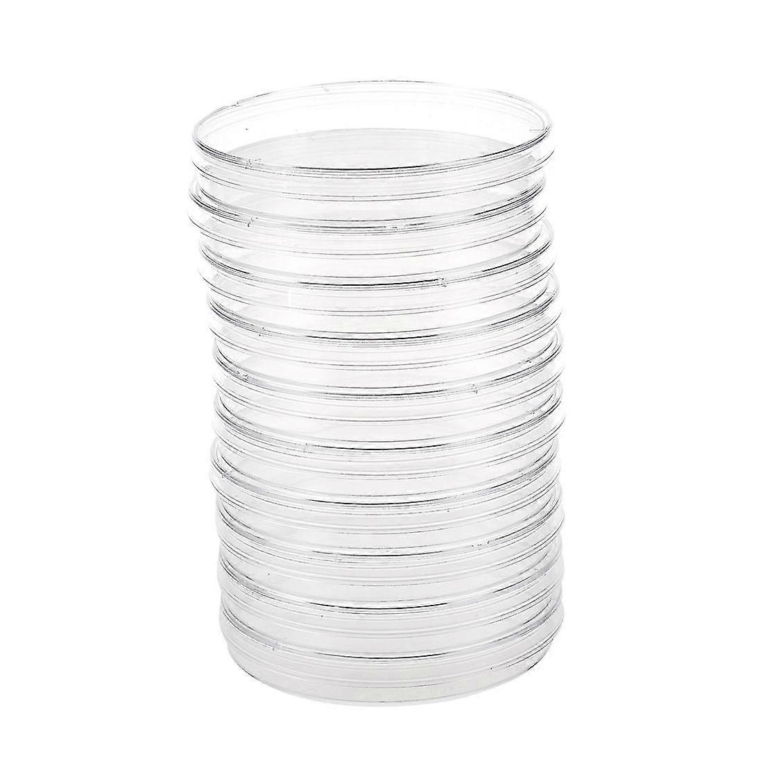 10pcs platos de plástico estéril platos bacterianos 90x15mm