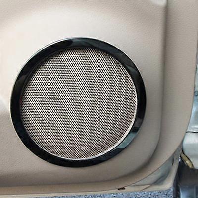 Car styling Fit for X-trail Xtrail Rogue T32 for Qashqai J11 2014-2020 Stainless Steel Chrome Door Speaker Ring Cover Sticker