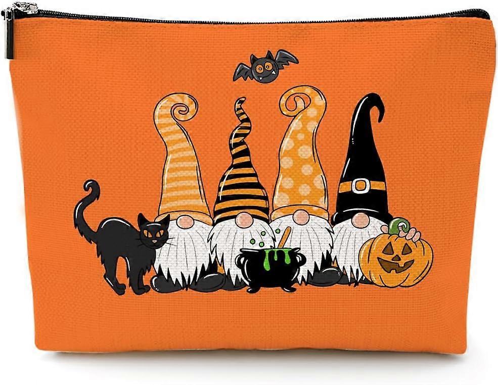 جنوم الهدايا هالوين جنوم ماكياج حقيبة سقوط اليقطين مستحضرات التجميل حقيبة التماثيل هدايا للنساء صديقها زميل العمل حقيبة أدوات الزينة حقيبة السفر سستة الحقيبة ل C