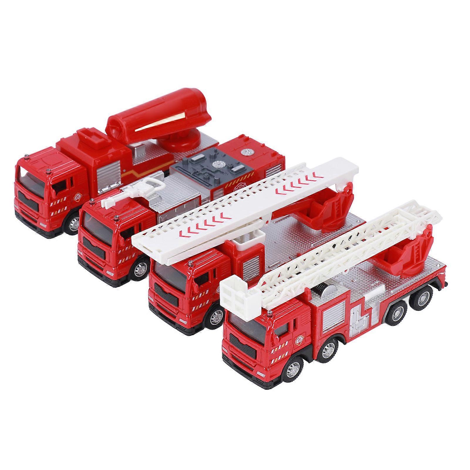 Rust-Proof Fire Truck Toy Set for Kids Multi-Function Safety Awareness Age 3+