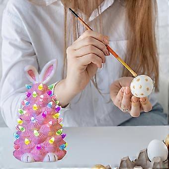 Pink Bunny Tree Easter Decorations for Indoor Spring Home Bedroom