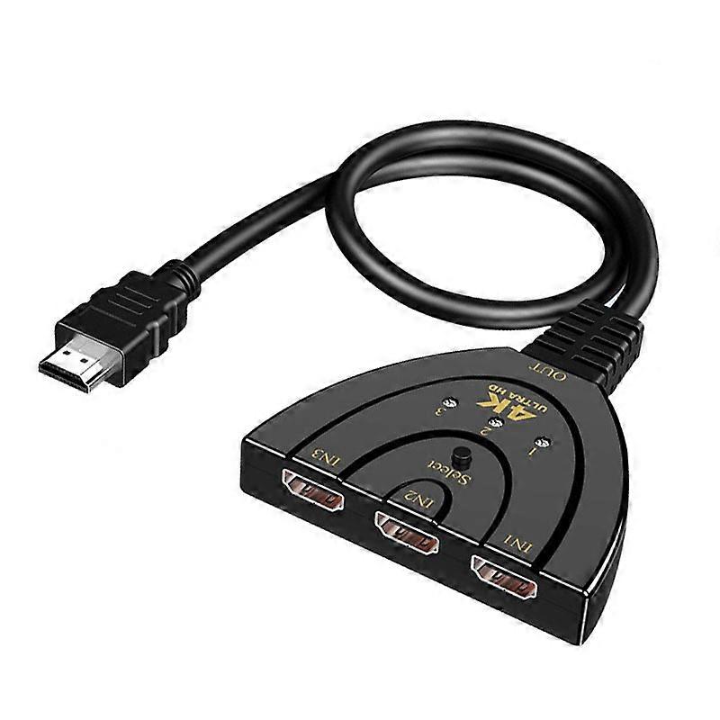 HDMI Switch 3 Port HDMI Splitter Cable - HDMI Cable Switch