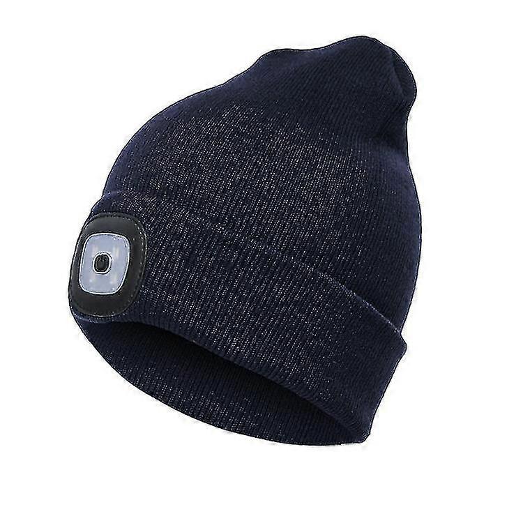 Comfortable Winter Warm Led Knitted Hat For Men