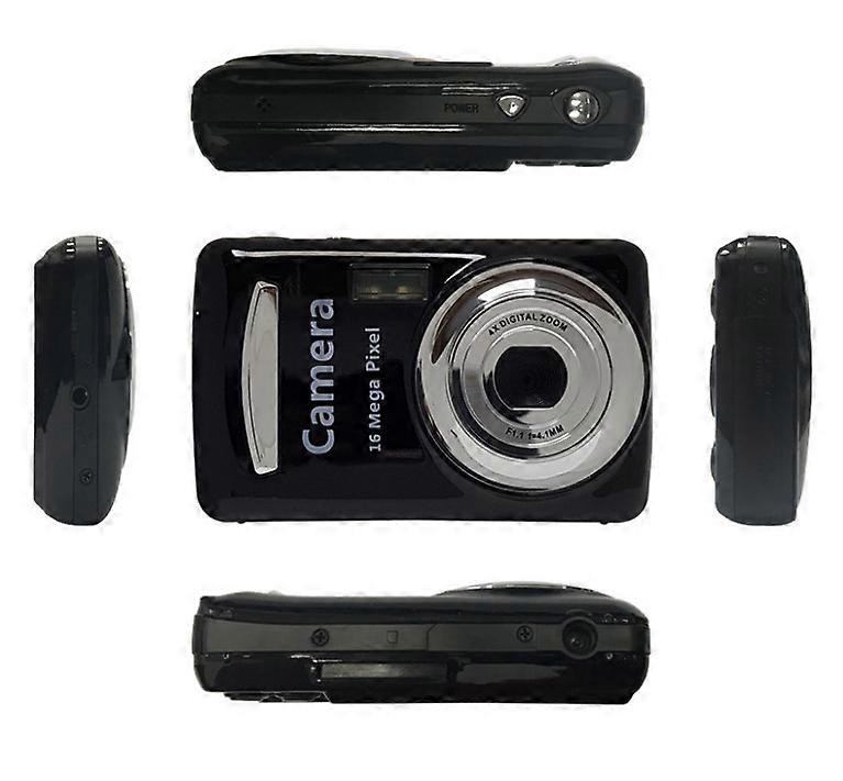 Appareil photo automatique 16MP - Écran de 2,4 pouces, stabilisation électronique de l’image, reconnaissance faciale, prise en charge de la prise de vue en continu, microphone intégré