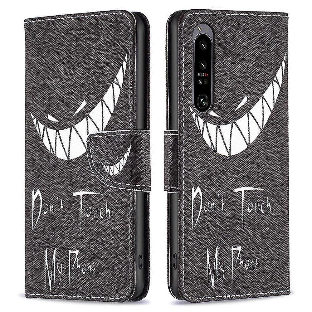 For Sony Xperia 1 VI Cell Phone Cases Leather Pattern Printing Flip Stand Cover
