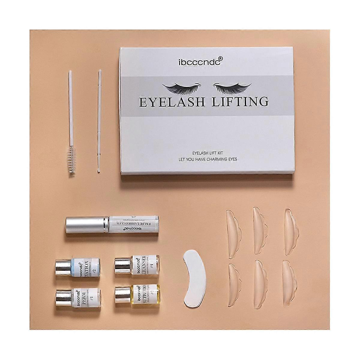 Eyelashes Lift Set New Professional Full Eyelash Kit Eyelash Extensions Makeup Tool with Silicone
