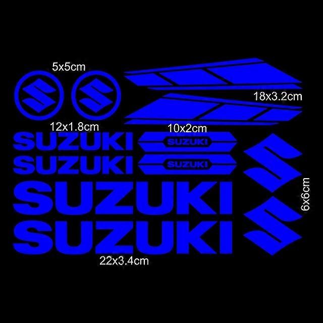 For Suzuki Vehicle Decals Decals Tank Logo Set Helmet Emblem Vinyl Kit