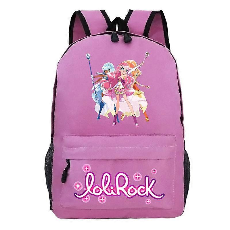 Anime LoliRock Backpack Children's fashion backpack Boys Girls school  Travel Bags Students backpack Men Women Sport Rucksack