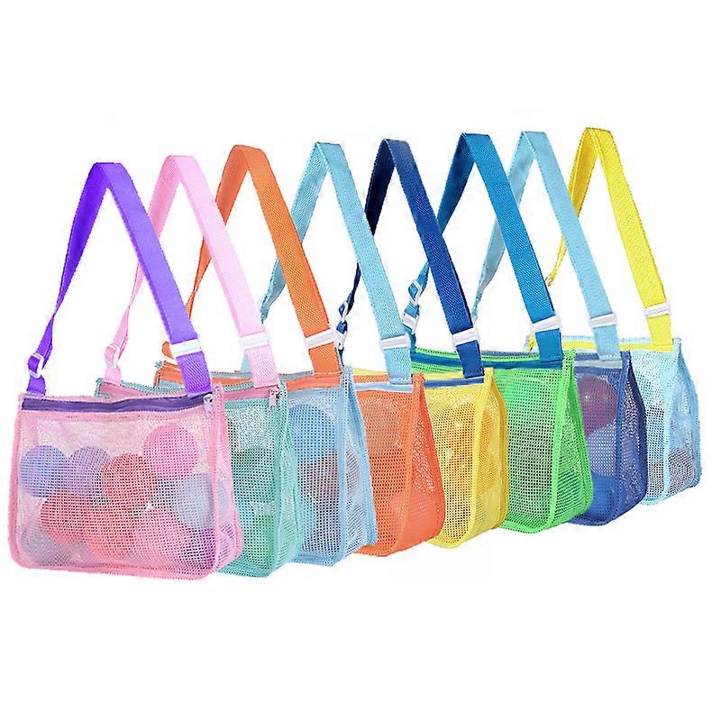 6*Beach Toy Mesh  Bag Kids Shell