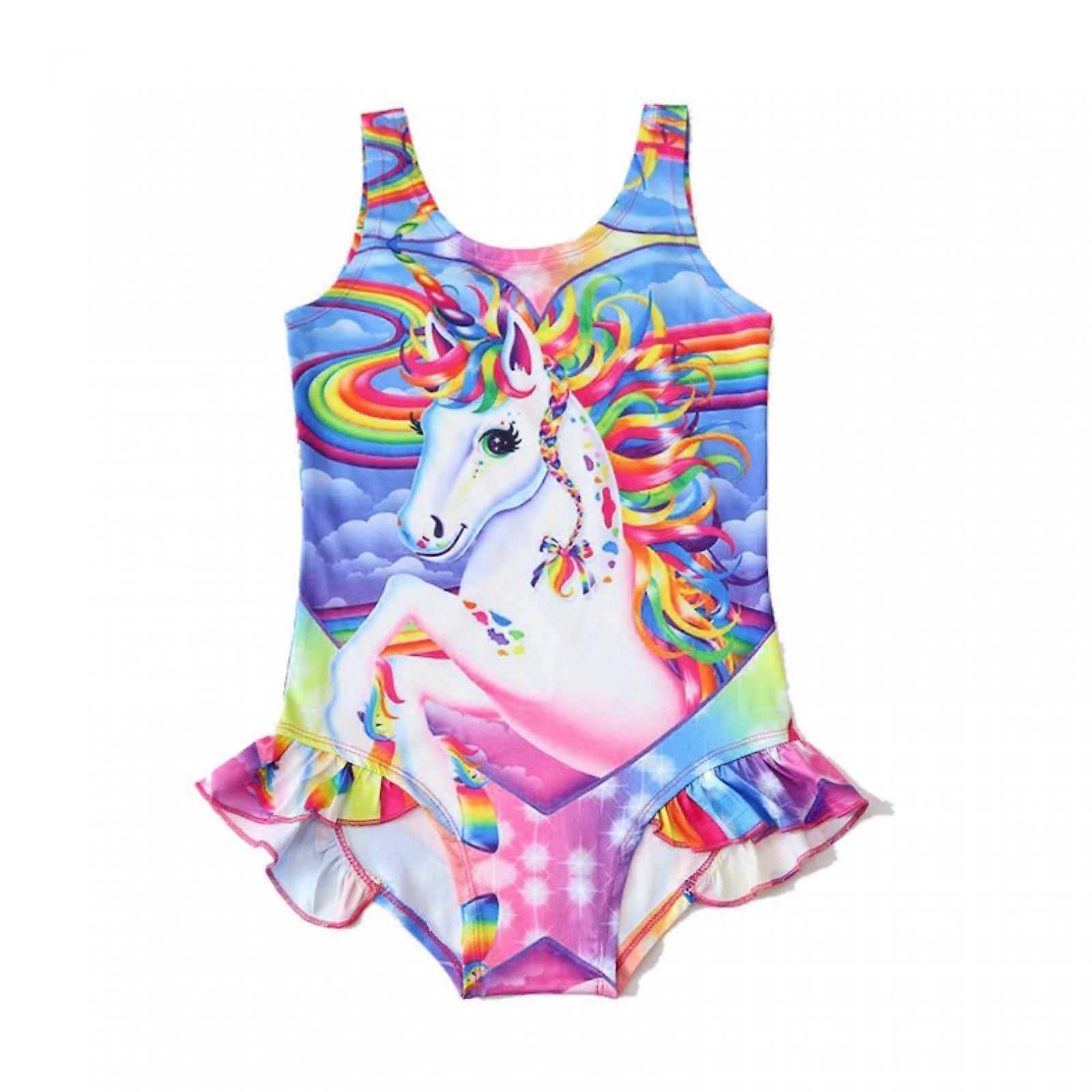Ny badedragt i ét stykke til mellemstore og store piger -GSL