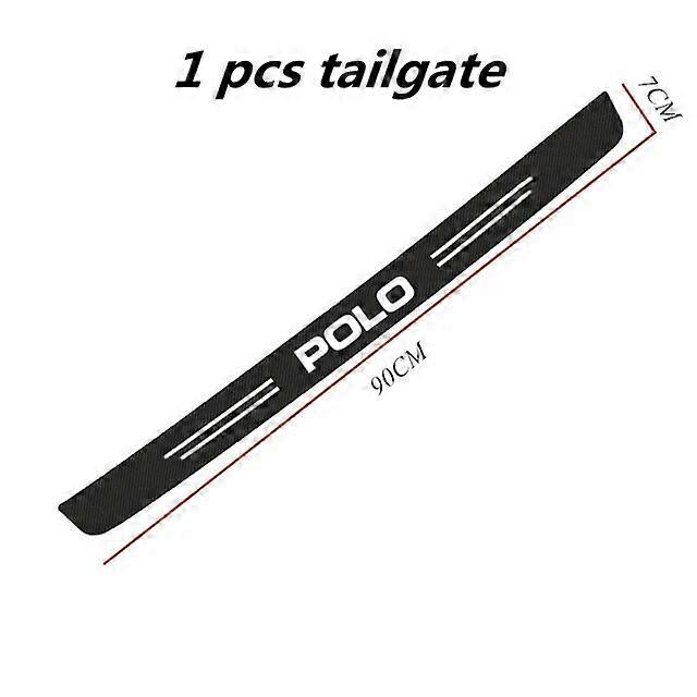 Gépjárműalkatrészek DIY szénszálas autómatrica védőcsík autó küszöb vízálló védőfólia Polo 6R 6N 6N2 6C 9N 9N3 Rline R Line-hoz