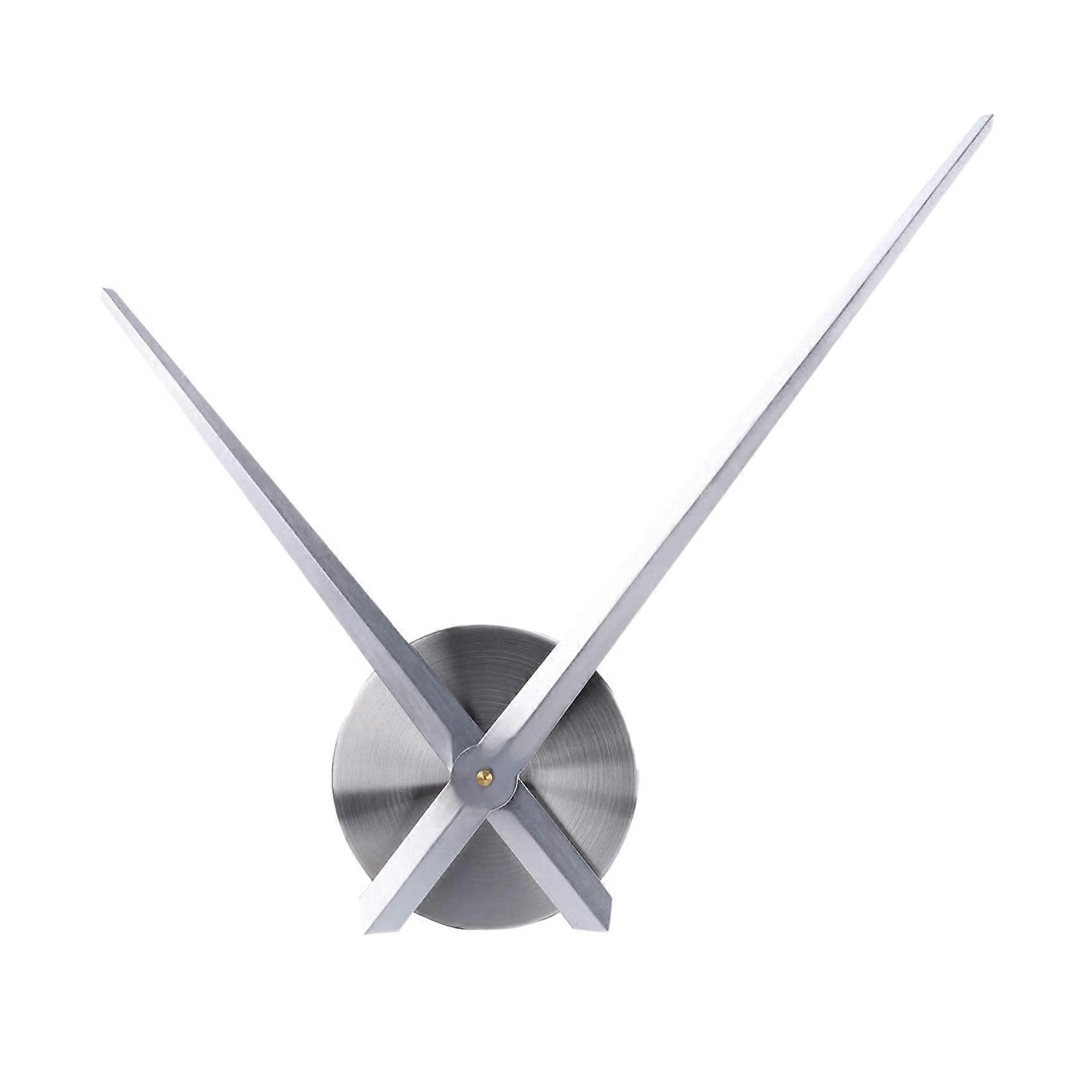 3D Clock Hands,DIY Clock Movement Mechanism Needles,Wall Accessories Part Replacement,Silver