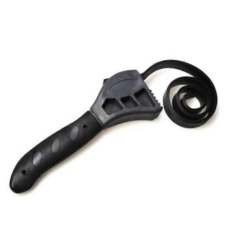 Filter Loosening Strap Wrench, 500mm Universal Oil Filter Wrench, Adjustable Spanner Rubber Adjustable Wrench