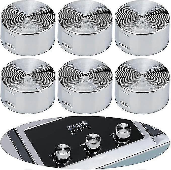 6 قطع موقد غاز معدني مقبض 6 مم التحكم العالمي في الموقد