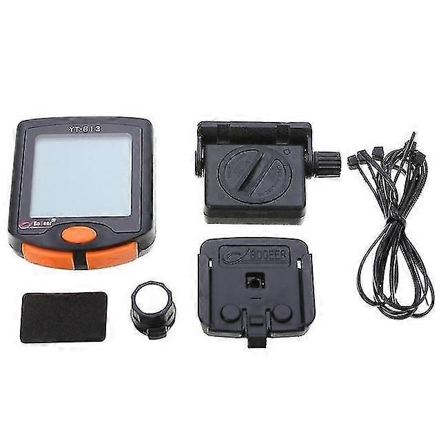 Cycling bike computer rainproof wireless bicycle speedometer odometer stopwatch universal mini cycling speed sensor lcd screen