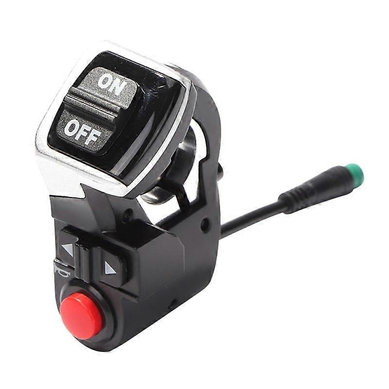 Handlebar Controller Switch E-scooter Turn Signals On/Off Button compatible- for Kugoo M4