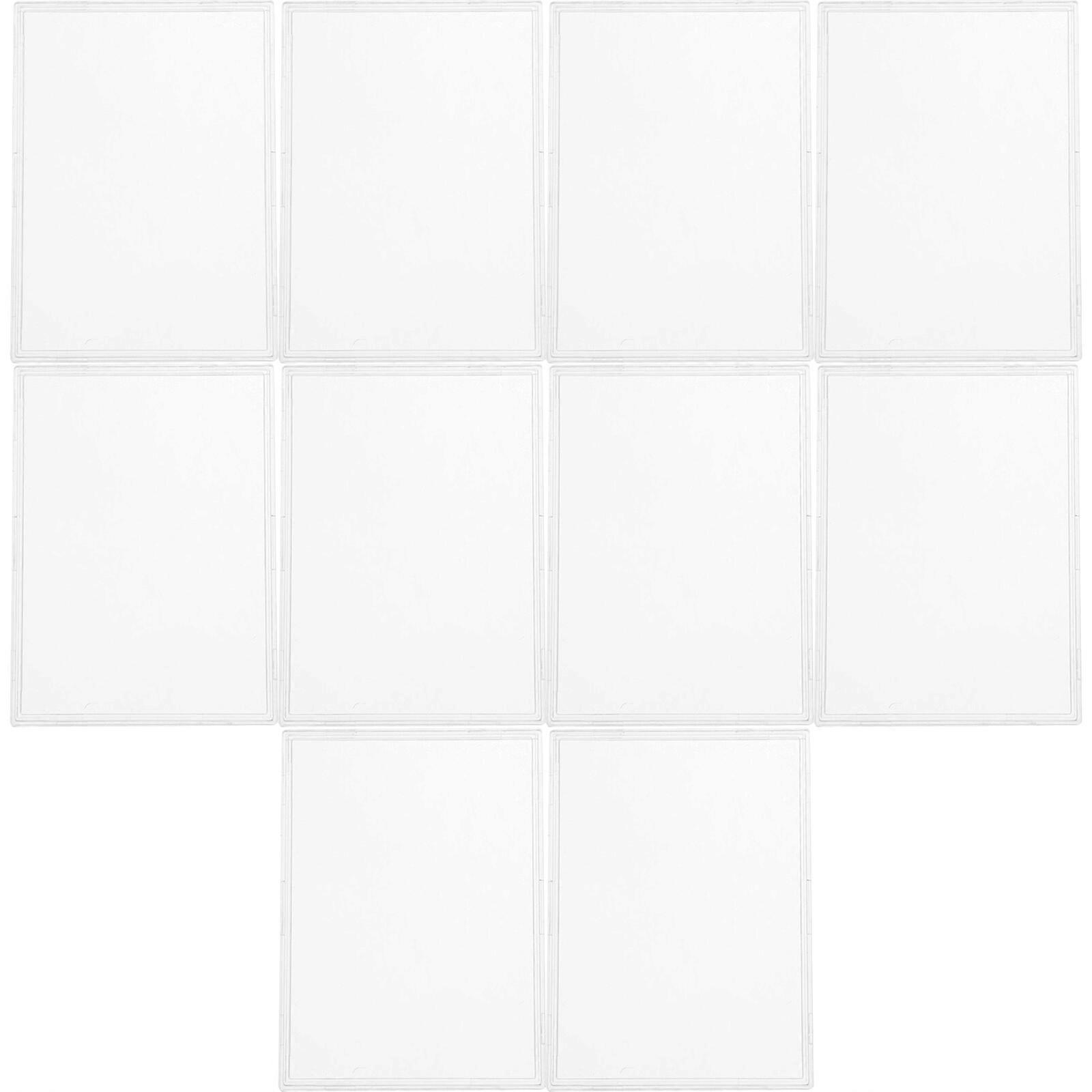 10pcs Clear Card Case Card Display Sleeve Card Holder Cards Protectors Card Protective Sleeve