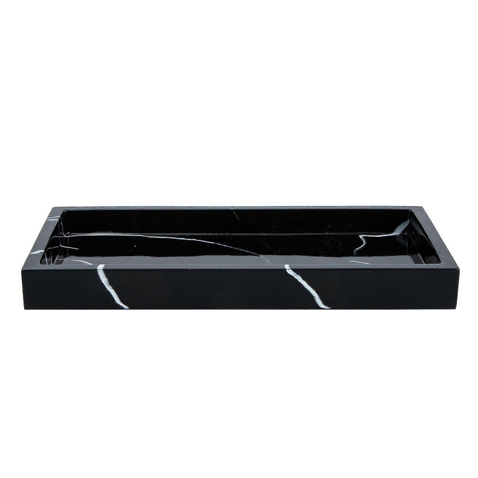 Marble Pattern Storage Tray Bathroom Toiletries Tray Sundries Storage Tray
