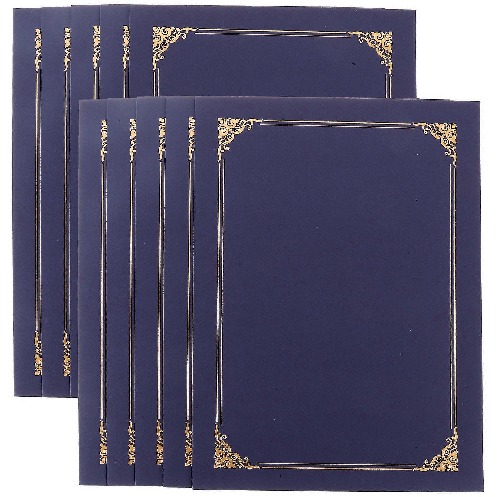 10ks certifikát Držiak certifikátu Certifikát Dekoratívne certifikáty Certifikáty obalu Papierový obal