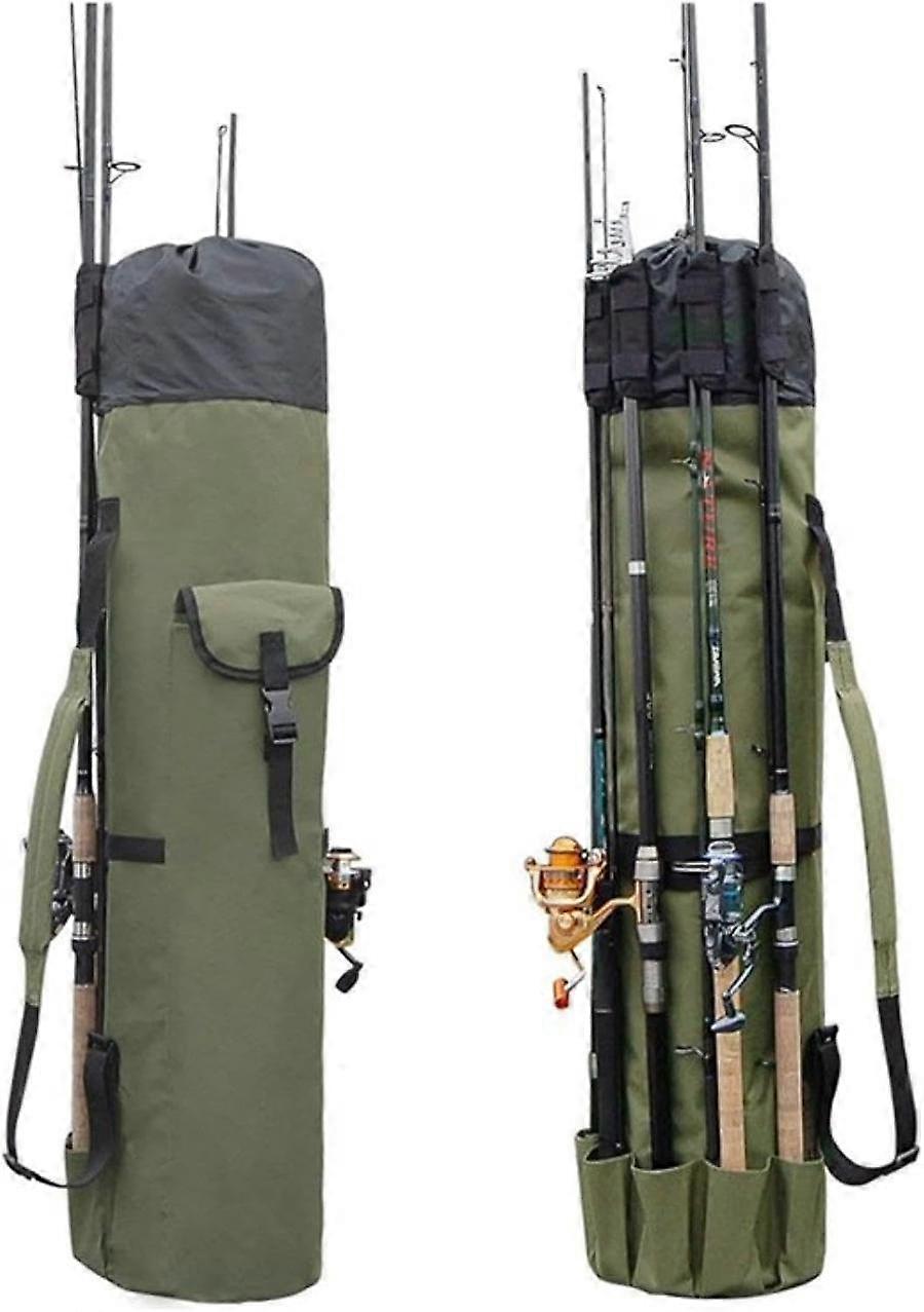 Fishing Rod Bag, Fishing Rod Case Bag with Durable Folding Oxford Fabric