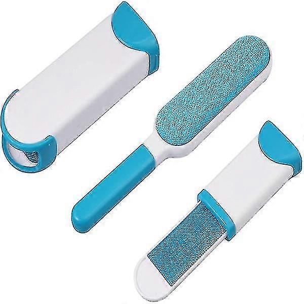 Fur Remover / Lint Brush 2 Pcs White/blue