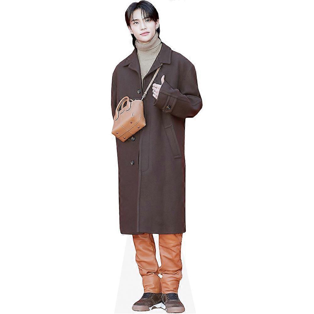 Hyunjin (Coat) Cardboard Cutout (lifesize OR mini size). Standee. Stand Up.