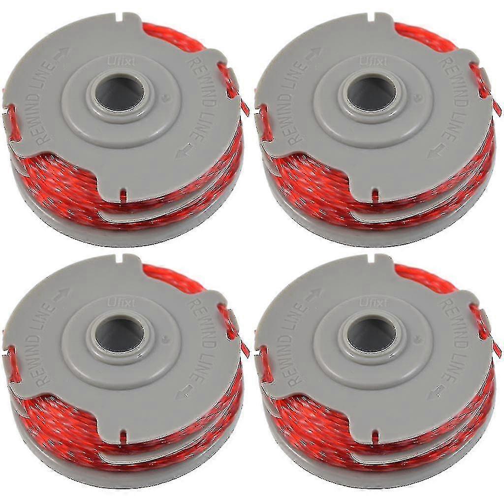 4 X Trimmer Strimmer Spool Amp; Line Double Autofeed Compatible Flymo Fly021