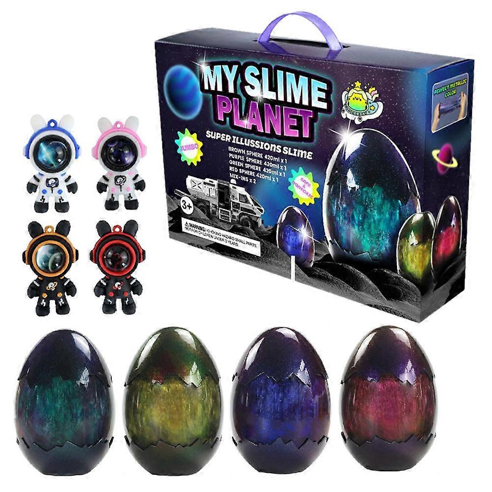 Waterelf Galaxy Slime for Kids, Space Slime 4 Pack Toy