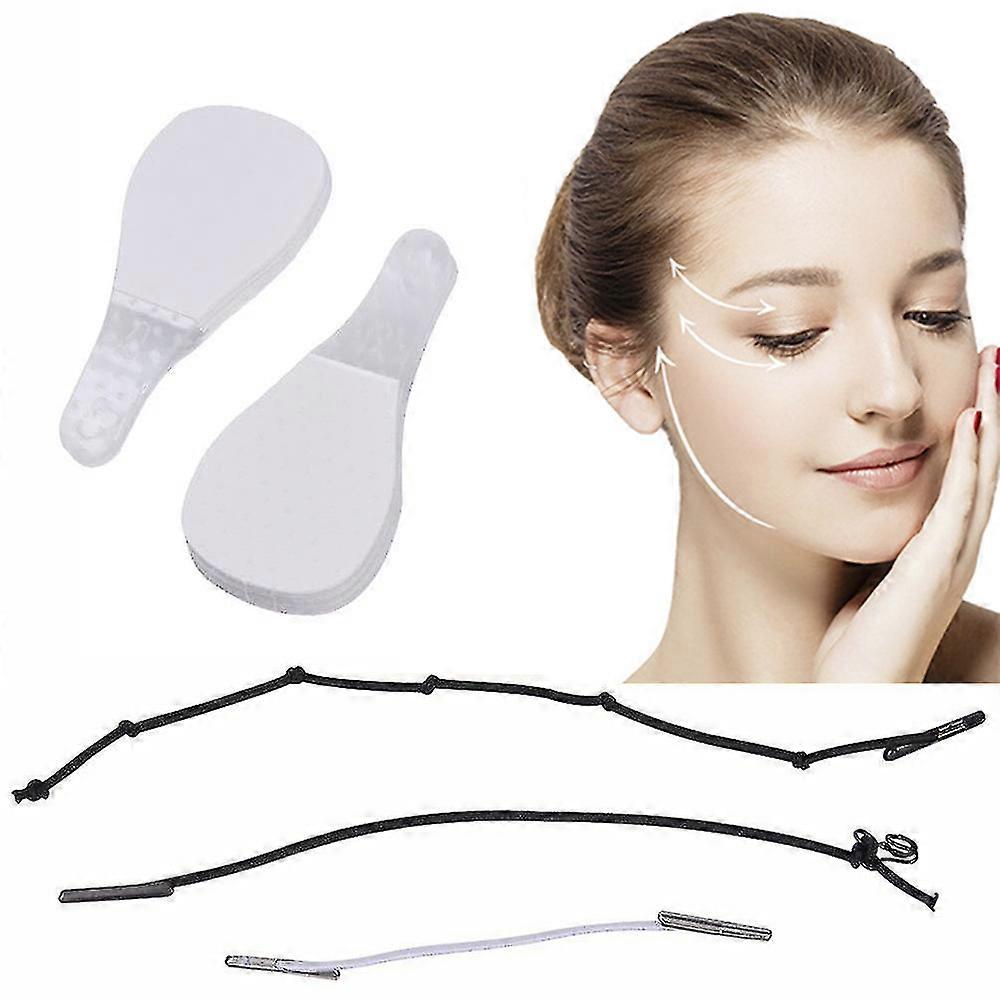 40pcs/set Invisible Thin Face Stickers V-shape Face Facial Line Wrinkle Sagging Skinface Lift Up Fast Chin Adhesive Tape